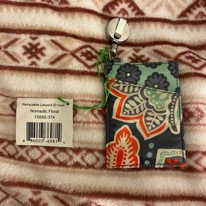 Vera Bradley NWT Retractable Lanyard ID Case